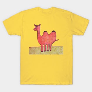 Camel in Desert T-Shirt